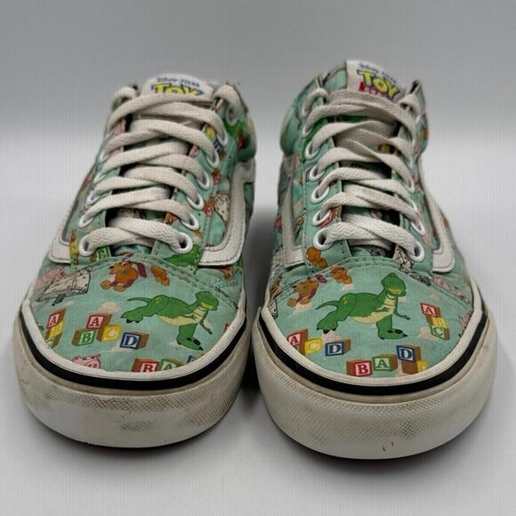 Vans X Pixar Shoes - Vans Old Skool Toy Story Andy's Toys Womens 9 EU40 Woody Buzz Rex Skate Shoes